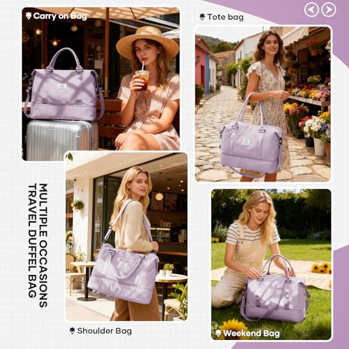 Spirit Airlines Personal Item Bag 18x14x8 Foldie Travel Duffel Bag Expandable Gym Sport Tote Foldable Carry On Overnight Waterproof Weekender Luggage Weekend Bags Airplanes Eessentials Men