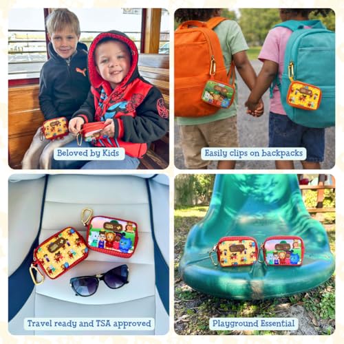 KeepGoing Daniel Tiger’s Small Travel First Aid Kit Kids (60 Count)