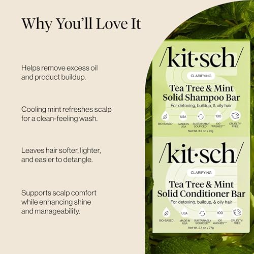 Tea Tree Shampoo and Conditioner Set (5.9 Ounce)