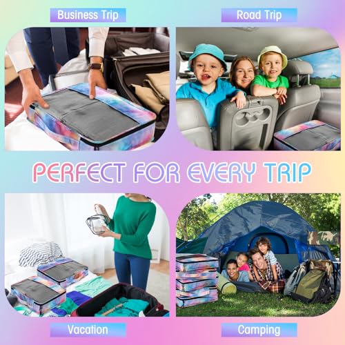5 Pcs Packing Cubes for Suitcase Large Travel Cubes Carry on Luggage Organizer Bags for Clothes Accessories (5 Count)