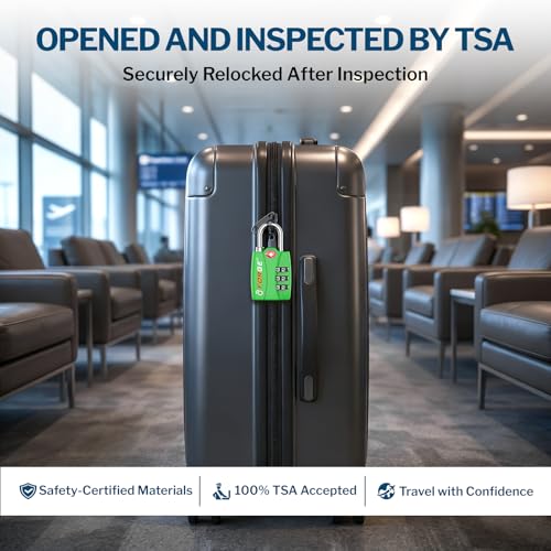 Open Alert TSA Approved Luggage Locks (2 Count)