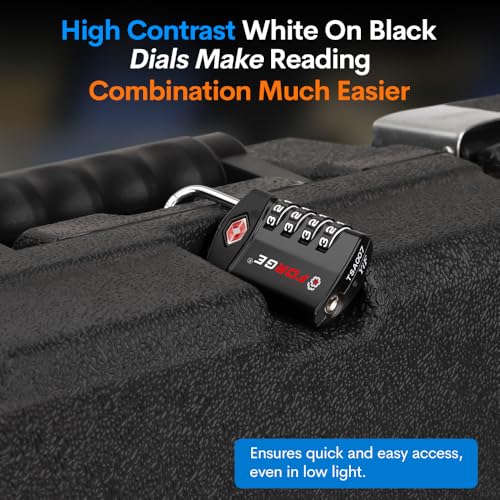 TSA Approved Luggage Locks for Air Travel (6 Count)