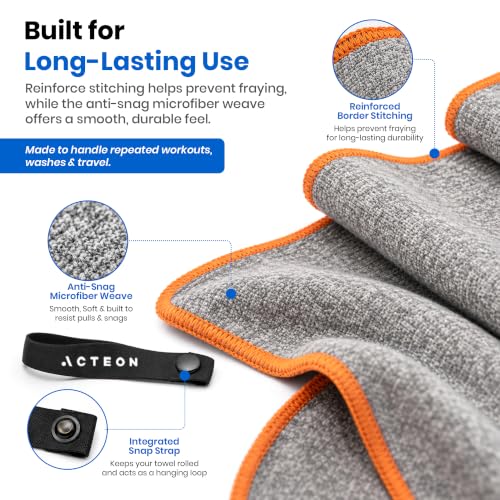 Microfiber Gym Towels 5 Pack (5 Count)