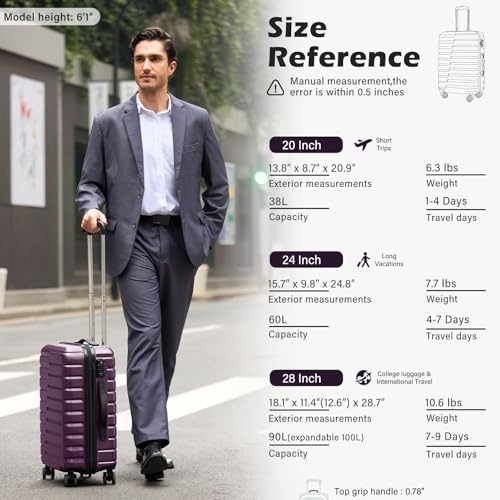 Lightweight Luggage with TSA Lock