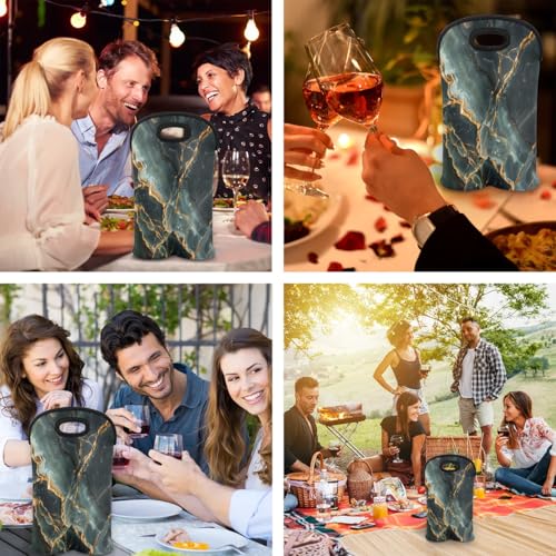 Wine Carrier Tote Personalized Bag for 2 Bottles