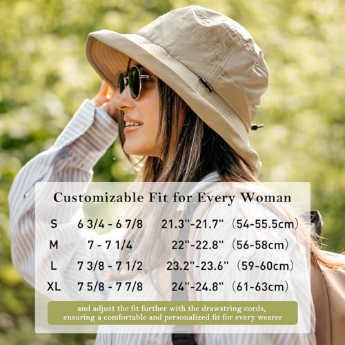 UVCoolix UPF 50+ Wide Brim Ponytail Sun Hat