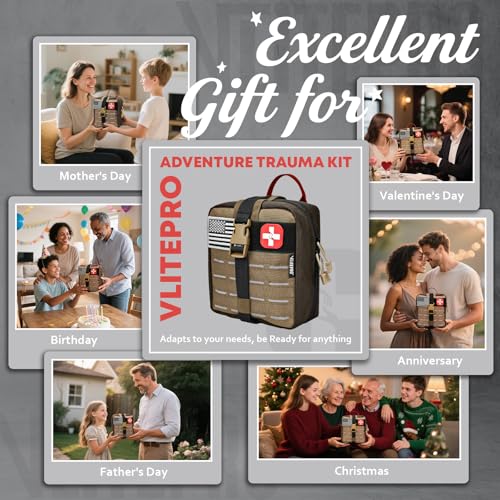 144 Pcs Advanced Trauma First Aid Kit
