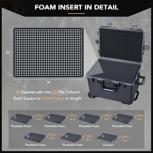 HC 5230 Hard Case with Wheels and Foam