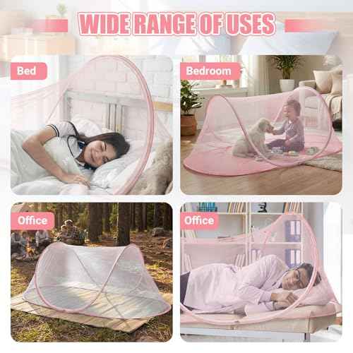 1 Pcs Mosquito Netting for Camping Bed 78 * 31 * 22 Inch