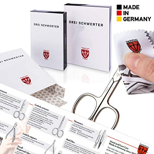 brand quality 8 piece manicure pedicure grooming kit set for professional nail care with genuine leather case black