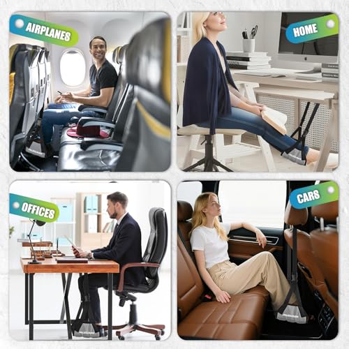 Foot Hammock for Plane Travel (2 Count)