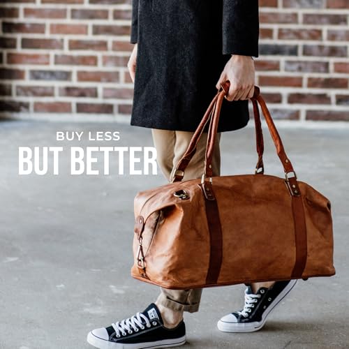 Vintage Leather Duffle Bag München for Travel or the Gym