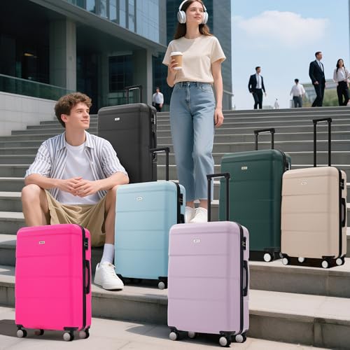Luggage Sets of 3 Piece Carry on Suitcase Airline Approved (3 Count)