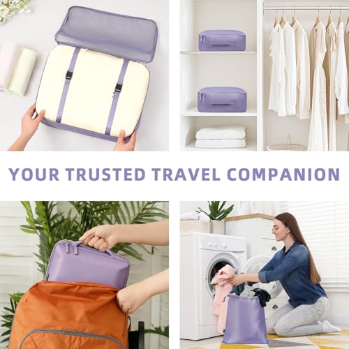 8 Set Packing Cubes Luggage Packing Organizers for Travel Accessories