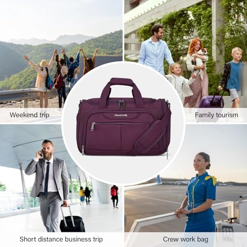 Small Underseat Carry On Luggage Bags for Travel with 10 Pockets