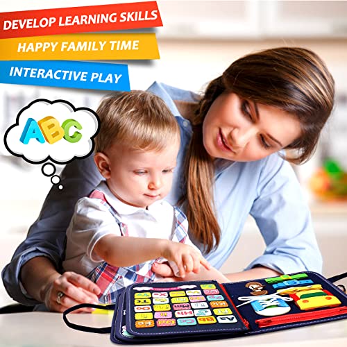 Montessori Busy Board & Busy Book for Toddlers