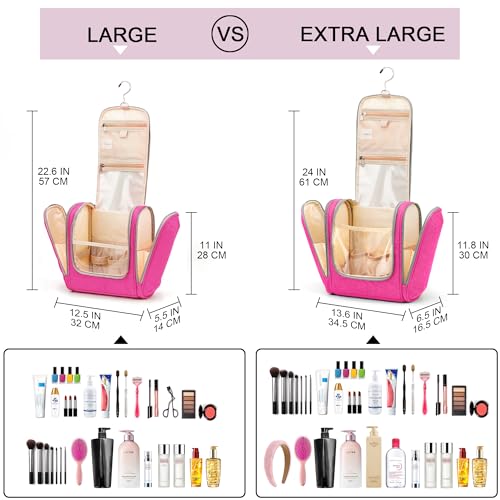 Hanging Travel Toiletry Bag for Women and Men