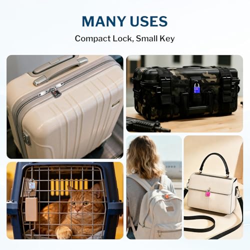 Small TSA Approved Luggage Locks (4 Count)