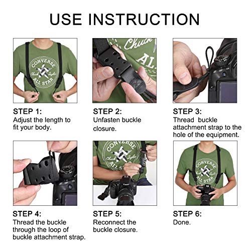 Camera Strap Cross Shoulder Straps