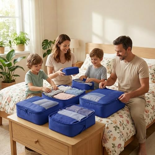 4 Piece Compression Packing Cubes for 3 (4 Count)