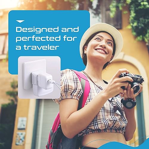 Brazil Travel Adapter Plug with Dual Usa Input (3 Count)