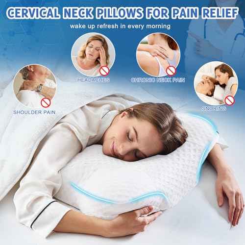 Cervical Neck Pillows with Memory Foam