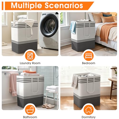 4 Pack Large Laundry Baskets (4 Count)