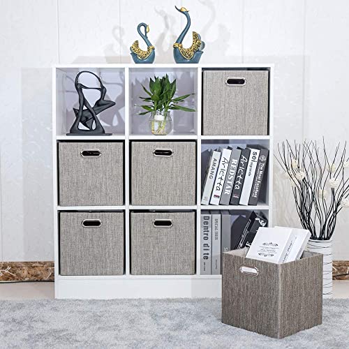 3X Thicker Fabric Storage Cubes 13 inch Collapsible Storage Bins for Organization