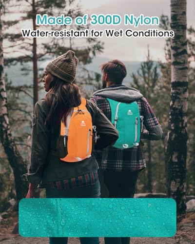 Foldable Small Hiking Backpack with 3 Strap Pockets