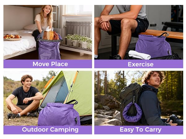 Compression Travel Laundry Bag for Dirty Clothes
