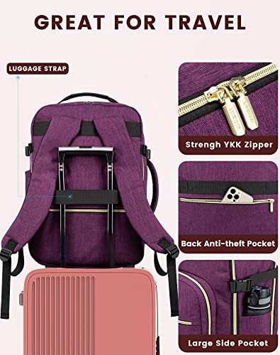 50L Travel Backpack Flight Approved Carry on Backpack