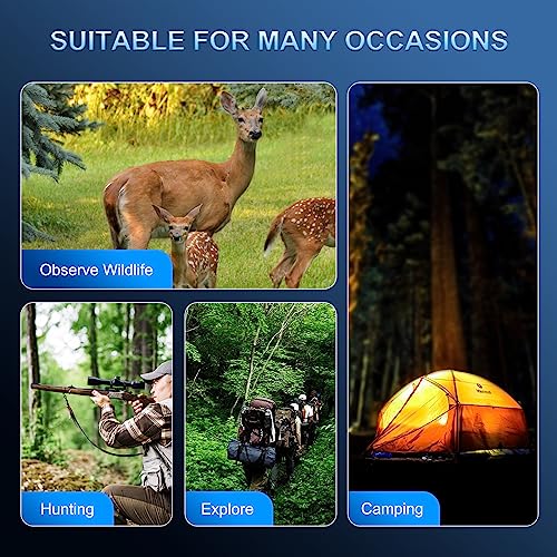 4K Night Vision Goggles Binoculars with Focusable IR