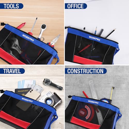 12" Tool Pouches with Zipper