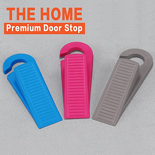 3 Pack Rubber Door Stoppers 1 Inch (3 Count)