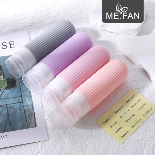 Travel Bottles for Toiletries (4 Count)