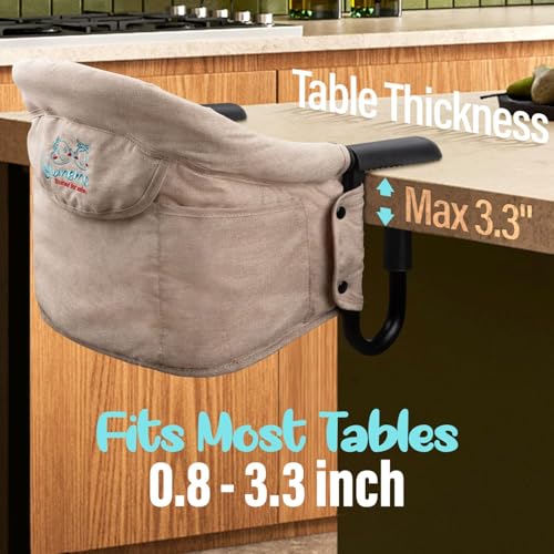 Hook On Chair with Removable Dining Tray
