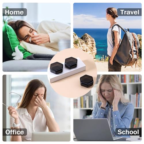Small Pill Case Travel Pill Box Cute Pill Organizer for Purse Portable Daily Medicine Organizer 1 Compartment Pill Holder for Vitamins (3 Count)