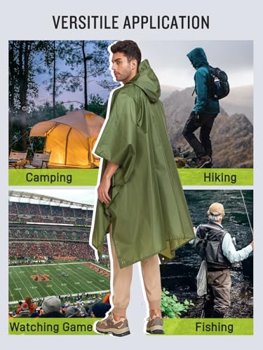 Double Layer Rain Poncho