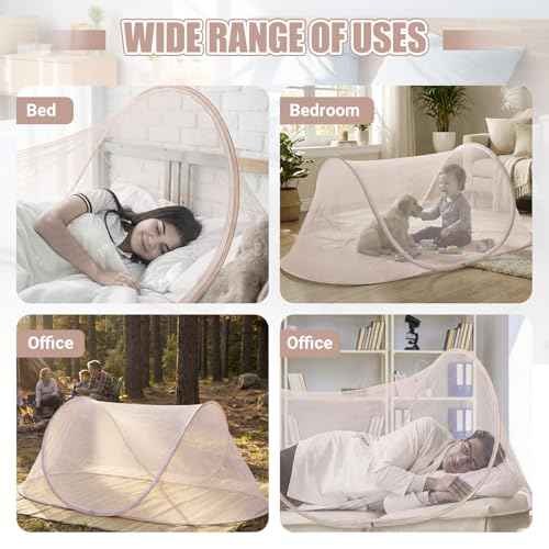 1 Pcs Mosquito Netting for Camping Bed 78 * 31 * 22 Inch