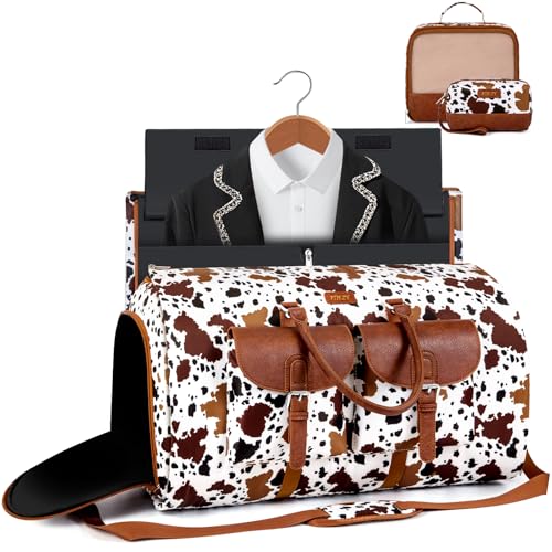 Garment Bag for Travel Convertible Carry on Travel Duffel Bag for Men Women