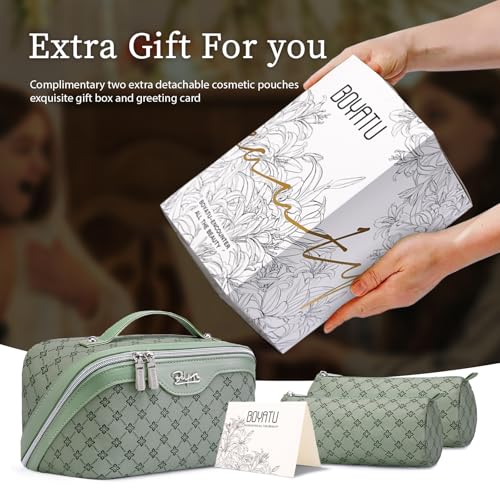 Travel Makeup Bag Cosmetic Bags for Women (3 Count)