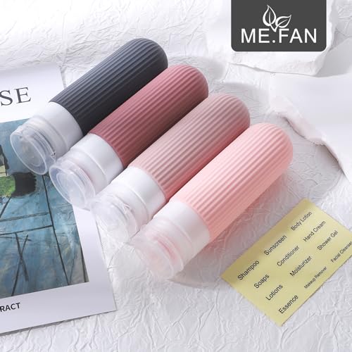 Travel Bottles for Toiletries (4 Count)