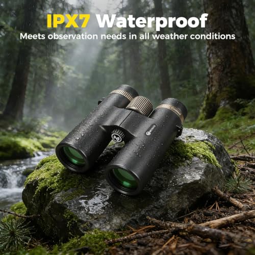 12x42 Binoculars for Adults High Powered Waterproof with Large View