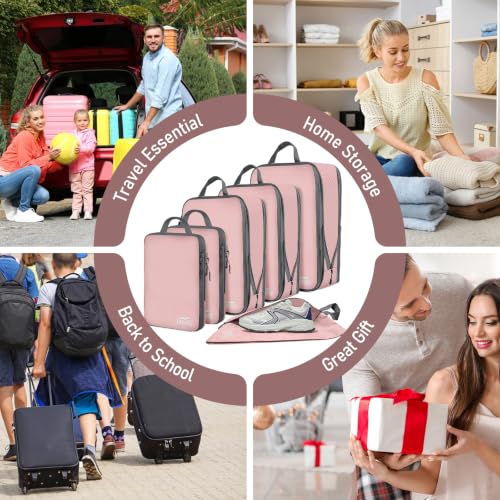 6 Set Compression Packing Cubes
