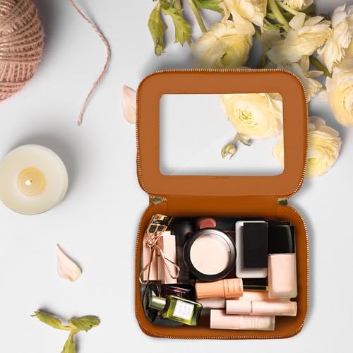 Clear Makeup Bag Travel Cosmetic Organizer Toiletry Case for Women
