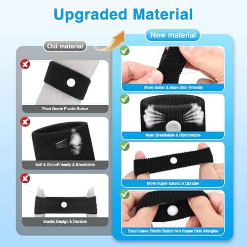 Motion Sickness Bracelets for Adults (6 Count)