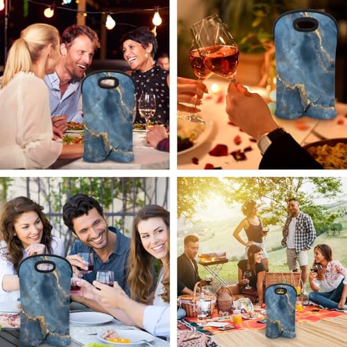 Wine Carrier Tote Personalized Bag for 2 Bottles