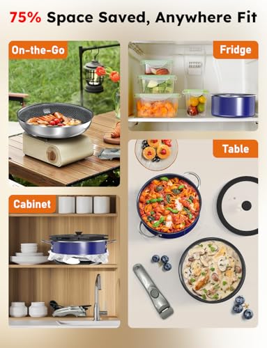 Pro DUXANO Ceramic Pots and Pans Set & 2026 Upgraded Hybrid 3