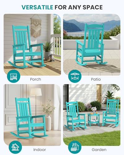 Outdoor Rocking Chair Set of 4 (4 Count)