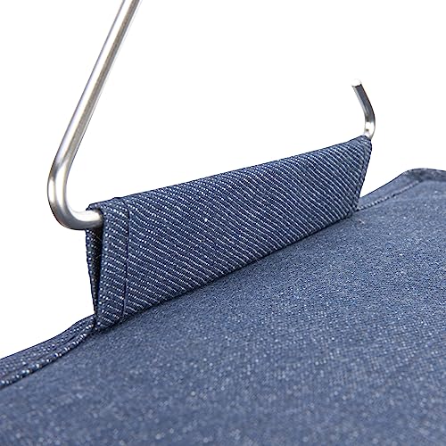 Hanging Cotton Blend Closet Organizer with 3 Storage Shelves